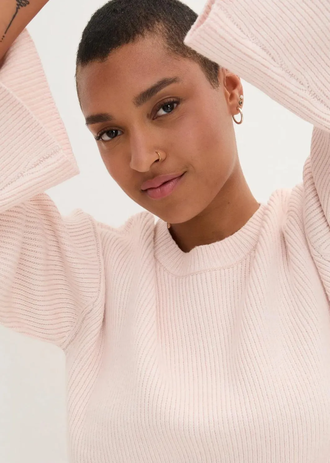 Best Boxy-Pullover aus Rippstrick Damen Bekleidung·Umstandsmode|Strickmode