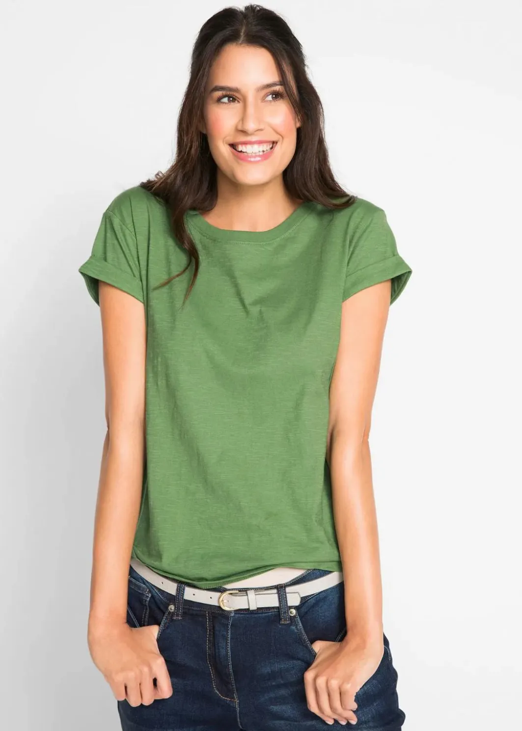 Damen bonprix Basics|Shirts & Tops|Boxy-Shirt