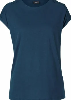 Damen bonprix Shirts & Tops|Boxy-Shirt, kurzarm