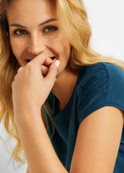 Damen bonprix Shirts & Tops|Boxy-Shirt, kurzarm