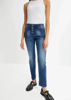 Damen bonprix Bekleidung·Shirts & Tops|Jeans|Boyfriend Jeans Mid Waist