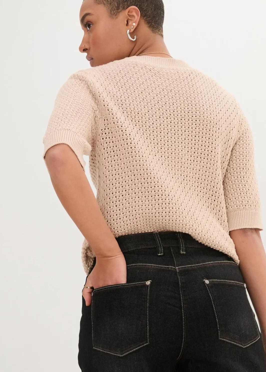 Hot Boyfriend Jeans Mid Waist, Stretch Damen Bekleidung·Shirts & Tops|Jeans