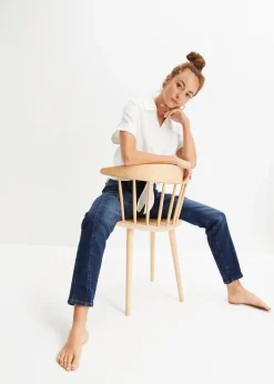 Damen bonprix Bekleidung·Shirts & Tops|Kurzgrößen|Boyfriend-Jeans