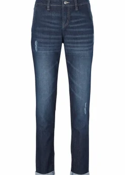 Clearance Boyfriend-Jeans Mid Waist, Komfort-Stretch Damen Bekleidung·Shirts & Tops|Jeans