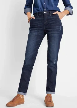 Clearance Boyfriend-Jeans Mid Waist, Komfort-Stretch Damen Bekleidung·Shirts & Tops|Jeans