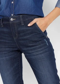 Clearance Boyfriend-Jeans Mid Waist, Komfort-Stretch Damen Bekleidung·Shirts & Tops|Jeans