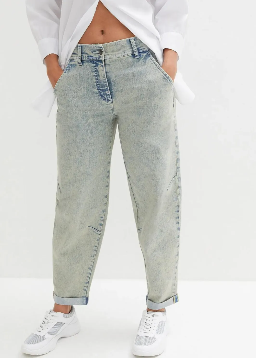Boyfriend-Jeans mit Vintagewaschung Damen Jeans|Bekleidung·Shirts & Tops