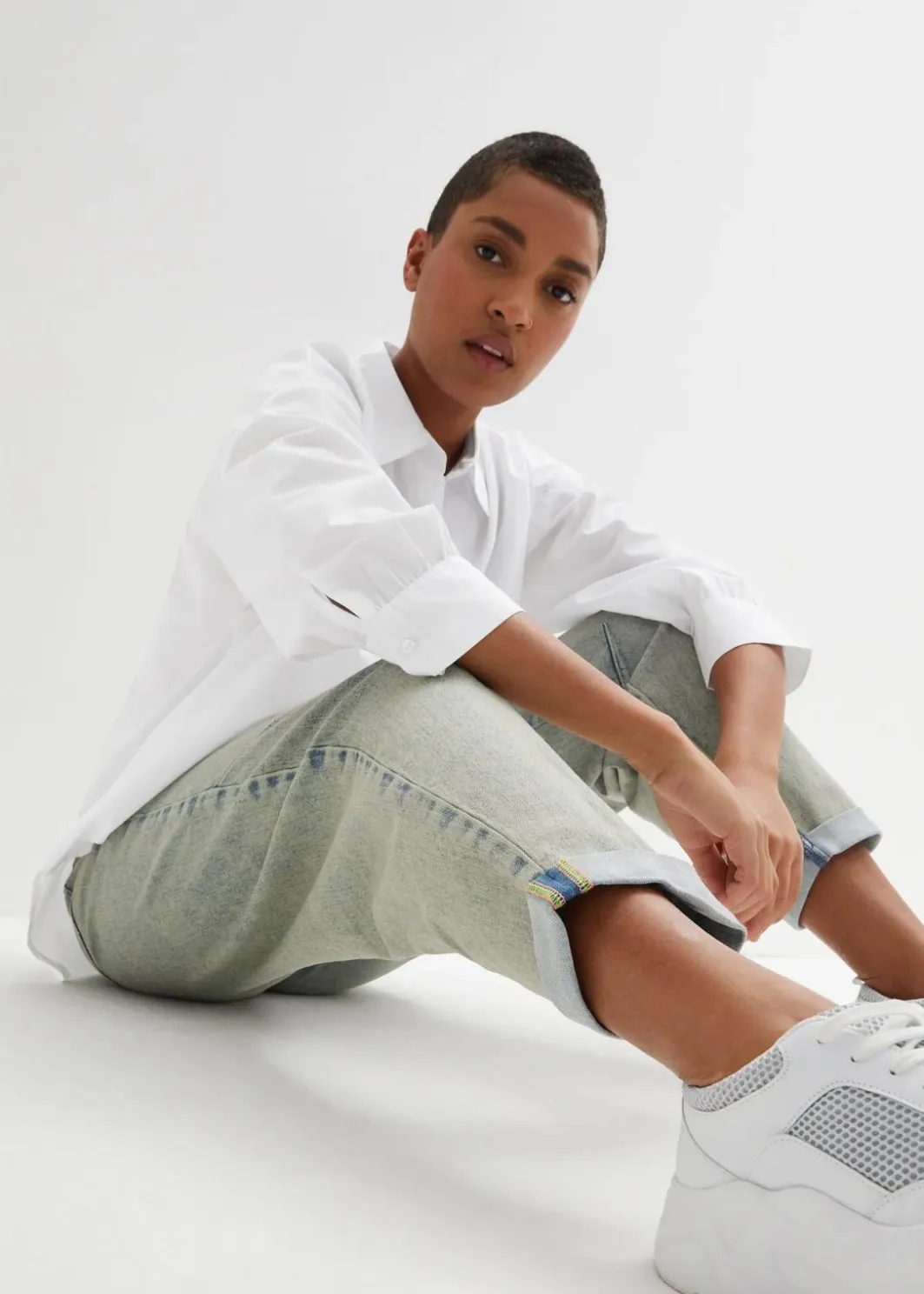 Boyfriend-Jeans mit Vintagewaschung Damen Jeans|Bekleidung·Shirts & Tops