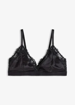 Sale Bralette aus glänzendem Material Damen Bhs|Dessous
