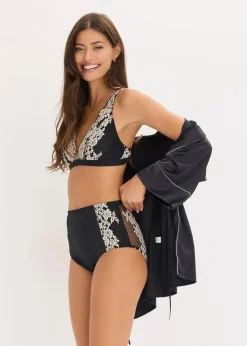 Sale Bralette aus zweifarbiger Spitze Damen Große Cups D-H|Nachhaltigere Materialien