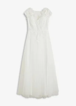 Outlet Brautkleid aus zartem Tüll mit Spitze Damen Kleider|Bekleidung·Pullover & Strickjacken