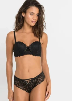 Damen bonprix Nachhaltigere Materialien|Höschen|Brazilslip aus feiner Spitze