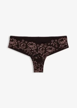 Damen bonprix Wäsche·Dessous|Wäsche·Höschen|Brazilslip mit Glitzergarn