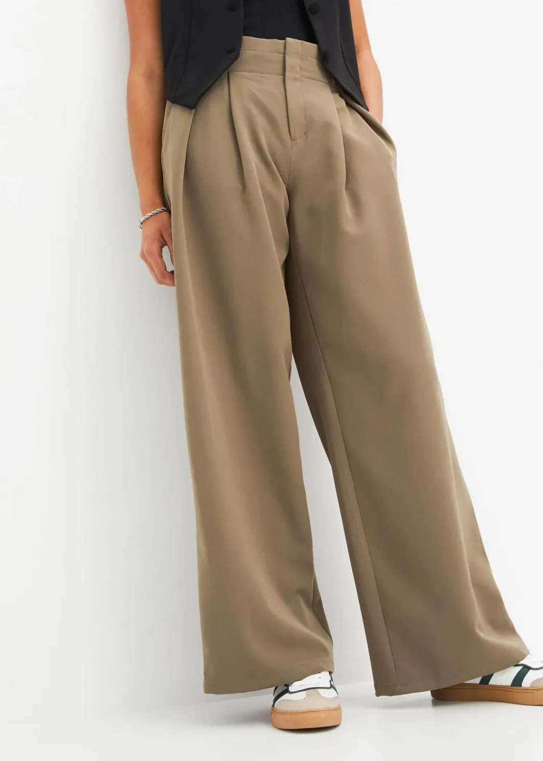 Damen bonprix Bekleidung·Kleider|Hosen|Bundfaltenhose