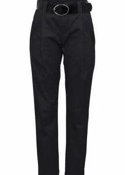 Damen bonprix Hosen|Bundfaltenhose aus Baumwolle