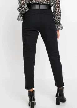 Damen bonprix Hosen|Bundfaltenhose aus Baumwolle