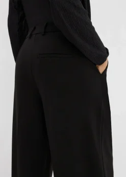 Damen bonprix Hosen|Bekleidung·Kleider|Bundfaltenhose aus Viskose-Mix