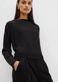 Damen bonprix Hosen|Bekleidung·Kleider|Bundfaltenhose aus Viskose-Mix