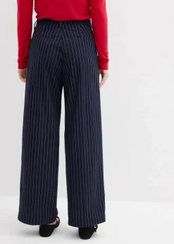 Damen bonprix Bekleidung·Kleider|Zweiteiler & Sets|Bundfaltenhose aus Viskose-Mix