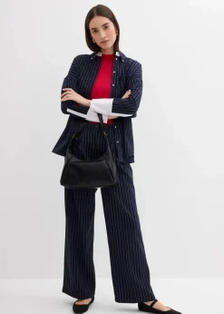 Damen bonprix Bekleidung·Kleider|Zweiteiler & Sets|Bundfaltenhose aus Viskose-Mix