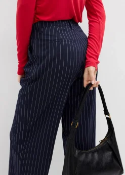 Damen bonprix Bekleidung·Kleider|Zweiteiler & Sets|Bundfaltenhose aus Viskose-Mix
