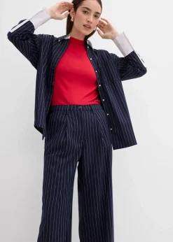 Damen bonprix Bekleidung·Kleider|Zweiteiler & Sets|Bundfaltenhose aus Viskose-Mix
