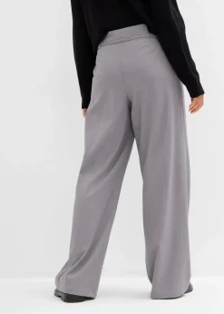 Hot Bundfaltenhose mit Bindeband Damen Nachhaltigere Materialien|Hosen