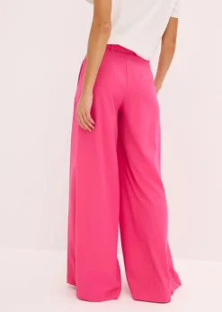 Discount Bundfaltenhose mit Gürtel (2tlg-Set) Damen Bekleidung·Kleider|Hosen