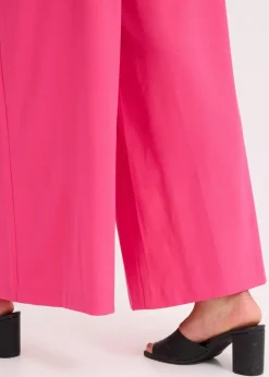 Discount Bundfaltenhose mit Gürtel (2tlg-Set) Damen Bekleidung·Kleider|Hosen