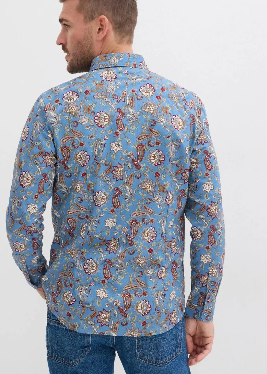 Herren bonprix Hemden|Große Größen|Business-Hemd aus reiner Baumwolle, Slim Fit