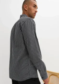 Outlet Business-Hemd aus reiner Baumwolle, Regular Fit Herren Große Größen|Hemden