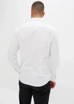 Herren bonprix Hemden|Große Größen|Business-Hemd mit Stretch, Slim Fit