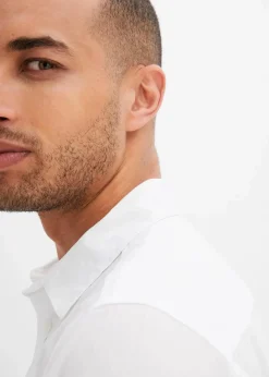 Herren bonprix Hemden|Große Größen|Business-Hemd mit Stretch, Slim Fit