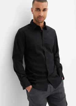 Clearance Business-Hemd mit Stretch, Slim Fit Herren Große Größen|Hemden