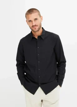 Herren bonprix Hemden|Große Größen|Business-Hemd mit Stretch, Regular Fit