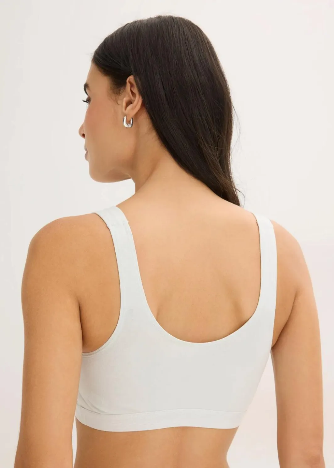 Damen bonprix Wäsche·Baumwollunterwäsche|Nachhaltigere Materialien|Bustier mit Bio-Baumwolle (3er Pack)