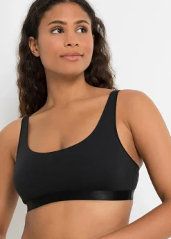 Sale Bustier mit Bio-Baumwolle (2er Pack) Damen Wäsche·Basics|Wäsche·Baumwollunterwäsche