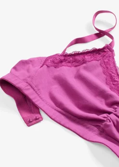 Online Bustier mit Bio-Baumwolle und Spitze Damen Wäsche·Baumwollunterwäsche|Nachhaltigere Materialien