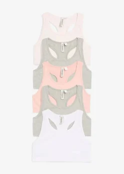 Kinder bonprix Mehrfachpacks|Mädchen·Unterwäsche|Bustier mit weicher Baumwolle (5er Pack)
