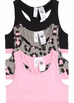 Outlet Bustier mit weicher Bio-Baumwolle (3er Pack) Kinder Mehrfachpacks|Mädchen·Unterwäsche