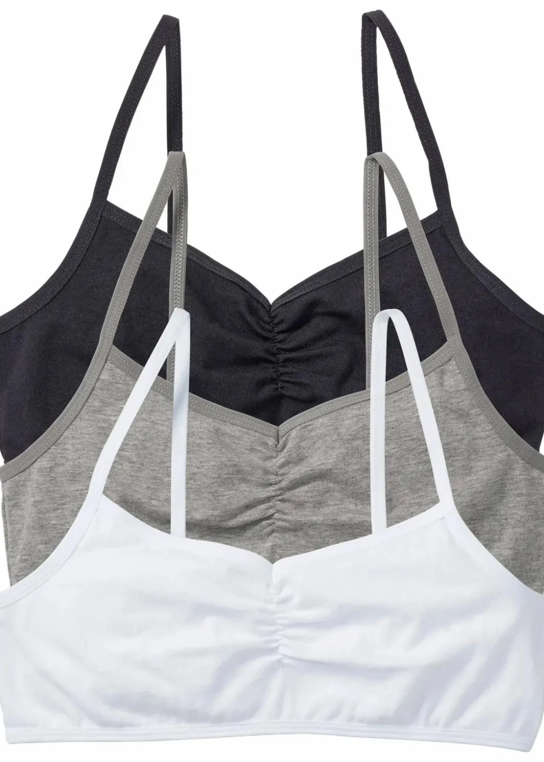 Best Bustier mit weicher Bio-Baumwolle (3er Pack) Kinder Mehrfachpacks|Mädchen·Unterwäsche