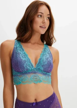 Damen bonprix Nachhaltigere Materialien|Bhs|Bustier mit zarter Spitze im Farbverlauf