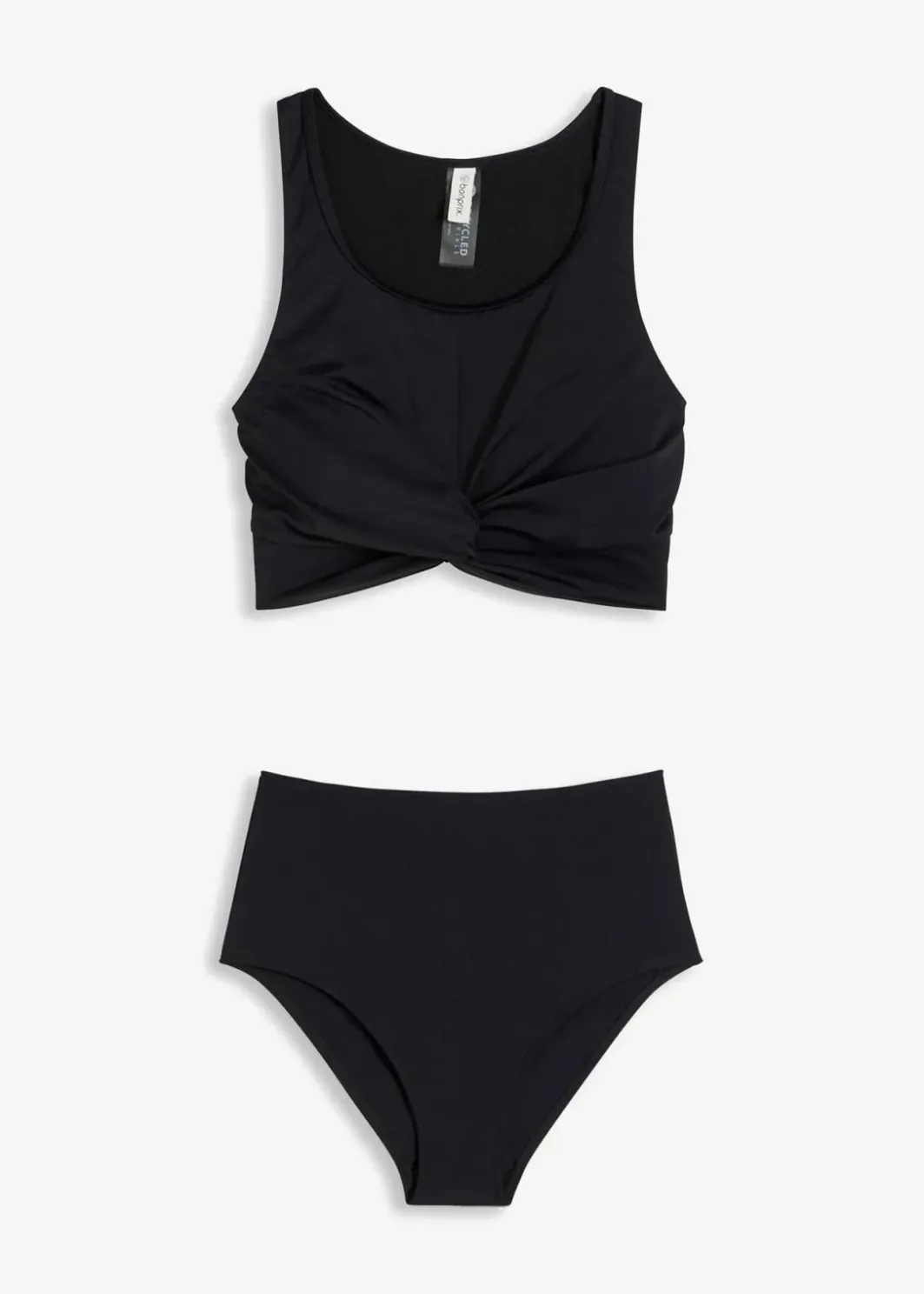 New Bustier-Bikini in Wickeloptik (2-tlg.Set) Damen Nachhaltigere Materialien|Bademode·Bikinis