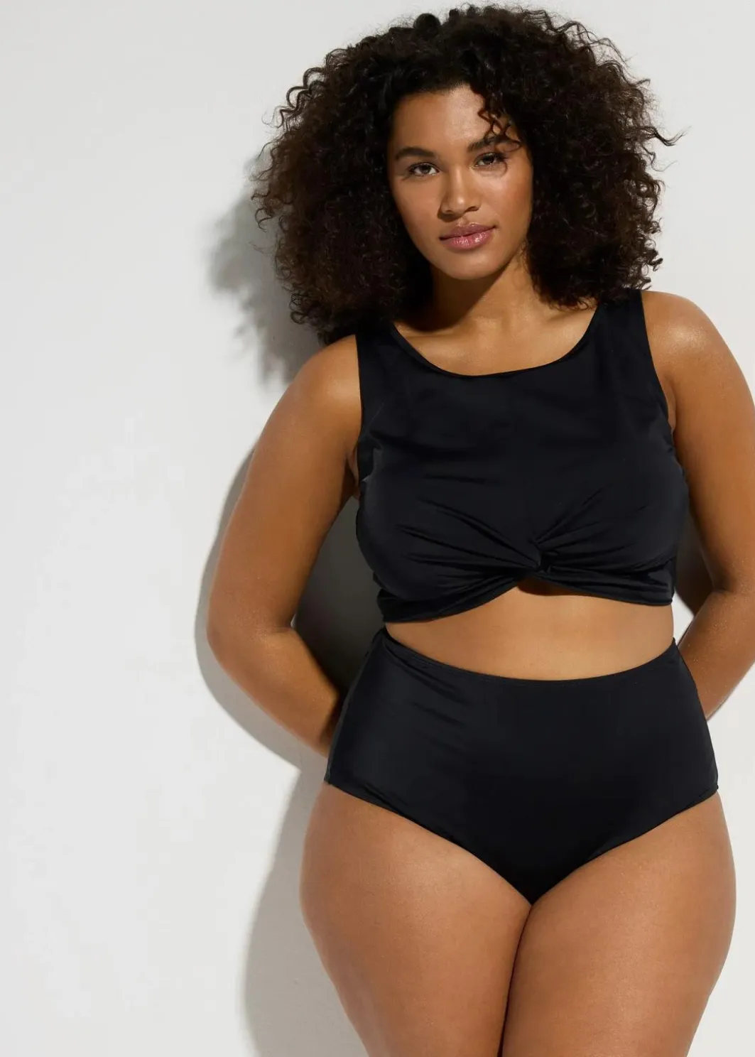 New Bustier-Bikini in Wickeloptik (2-tlg.Set) Damen Nachhaltigere Materialien|Bademode·Bikinis