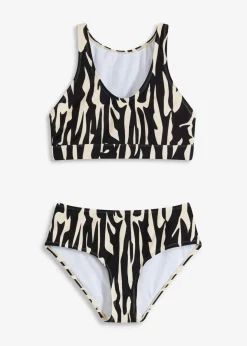 Damen bonprix Nachhaltigere Materialien|Bikinis|Bustier-Bikini (2-tlg.Set)