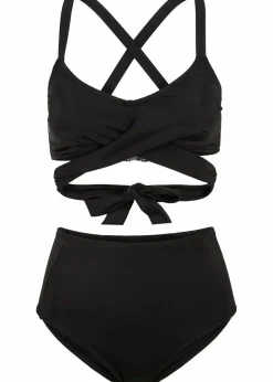 Sale Bustier-Bikini (2-tlg.Set) mit Bindedetail Damen Nachhaltigere Materialien|Bikinis