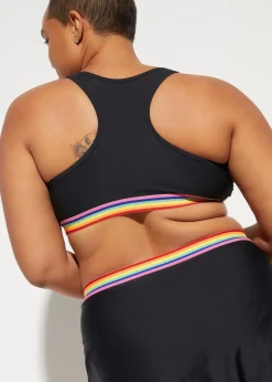 Damen bonprix Nachhaltigere Materialien|Sport Bademode|Bustier-Bikinioberteil