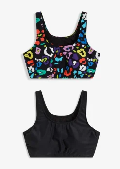 Damen bonprix Nachhaltigere Materialien|Mix & Match|Bustier-Bikinioberteil (2er Pack)