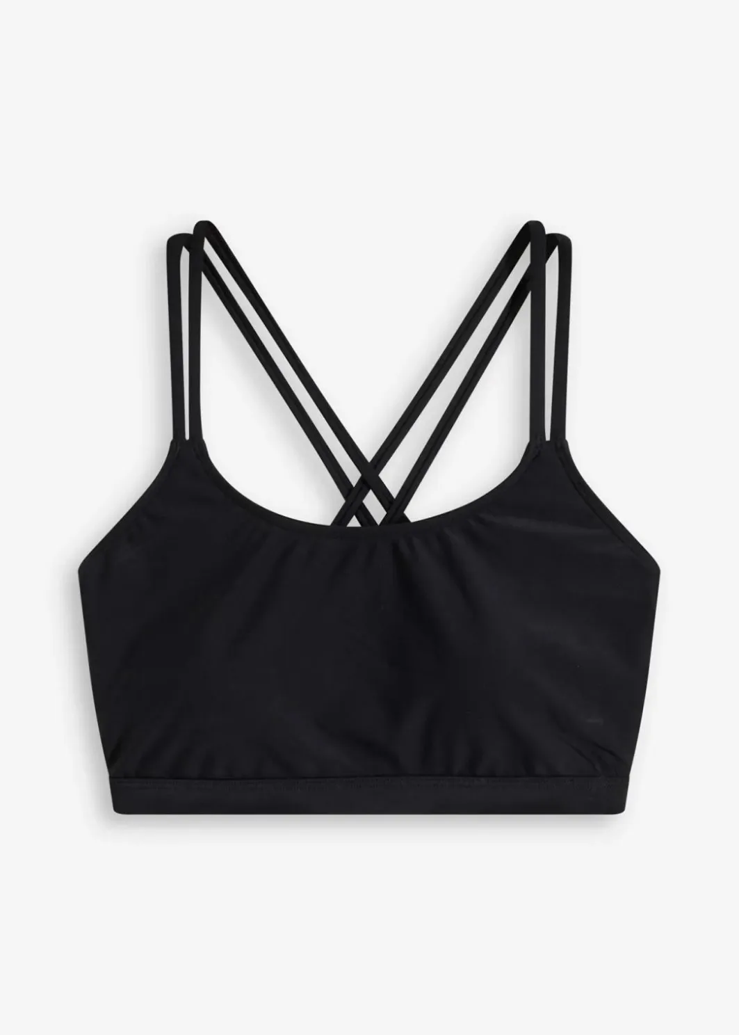 Clearance Bustier-Bikinioberteil mit gekreuzten Trägern Damen Nachhaltigere Materialien|Sport Bademode