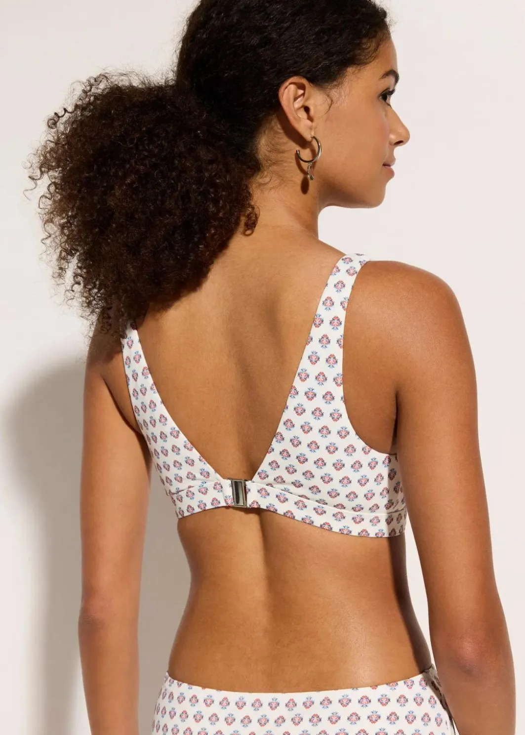 Online Bustier-Bikinioberteil mit V-Ausschnitt Damen Mix & Match|Bikinis